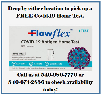 Covid Test kits Available now